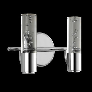Bolha Minimalist Modern Bubble Acrylic/Iron Integrated LED Vanity Light - JONATHAN Y